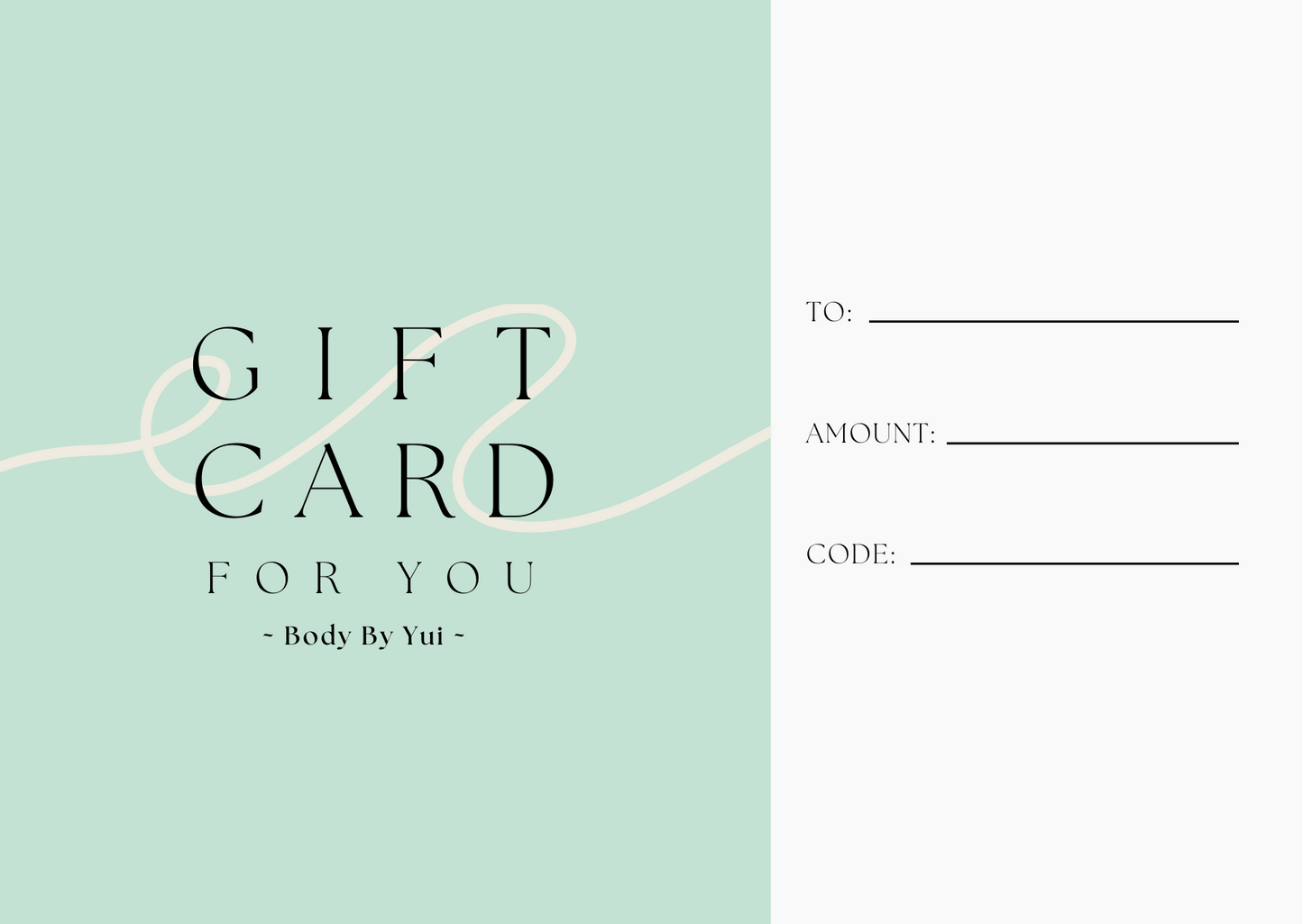 YuiMsYui Gift Card